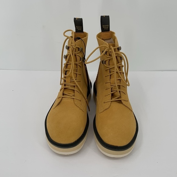 Sorel Hi-line lug boots suede leather waterproof chunky shoe winter tan new 7 - Picture 5 of 7